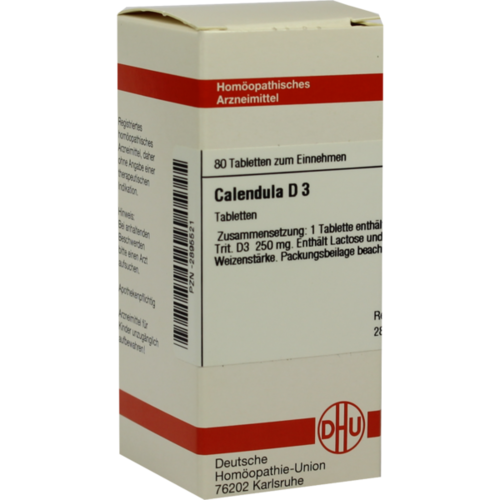 Verpackungsbild(Packshot) von CALENDULA D 3 Tabletten