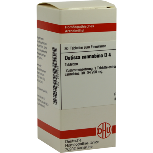 Verpackungsbild(Packshot) von DATISCA cannabina D 4 Tabletten