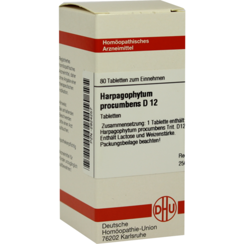 Verpackungsbild(Packshot) von HARPAGOPHYTUM PROCUMBENS D 12 Tabletten