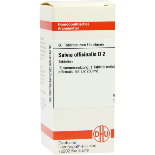 Verpackungsbild(Packshot) von SALVIA OFFICINALIS D 2 Tabletten