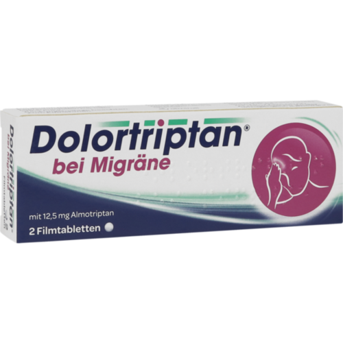 Verpackungsbild(Packshot) von DOLORTRIPTAN bei Migräne Filmtabletten