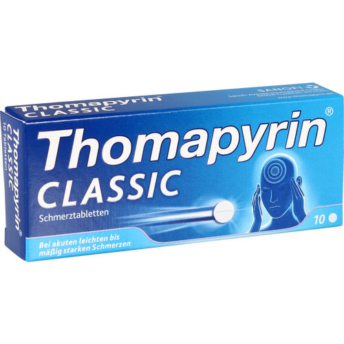 Verpackungsbild(Packshot) von THOMAPYRIN CLASSIC Schmerztabletten