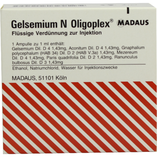 Verpackungsbild(Packshot) von GELSEMIUM N Oligoplex Ampullen