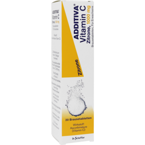 Verpackungsbild(Packshot) von ADDITIVA Vitamin C 1 g Brausetabletten