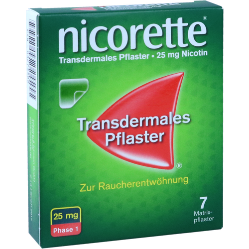 Verpackungsbild(Packshot) von NICORETTE TX Pflaster 25 mg