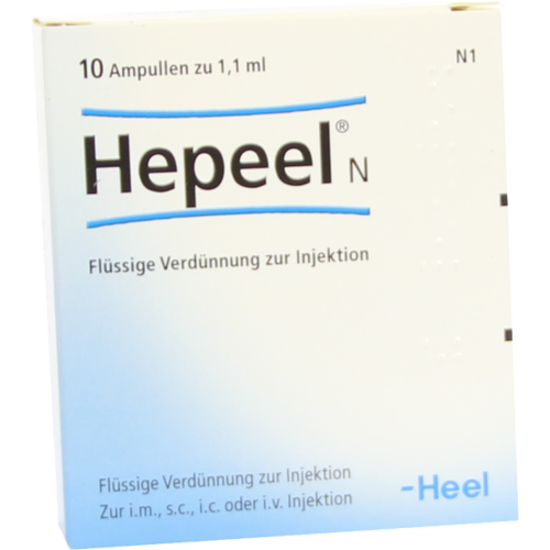 Verpackungsbild(Packshot) von HEPEEL N Ampullen