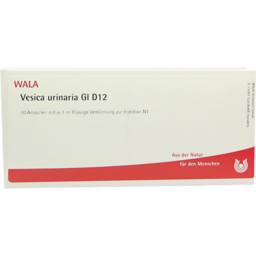 Verpackungsbild(Packshot) von VESICA URINARIA GL D 12 Ampullen
