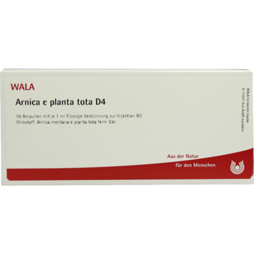 Verpackungsbild(Packshot) von ARNICA E Planta tota D 4 Ampullen