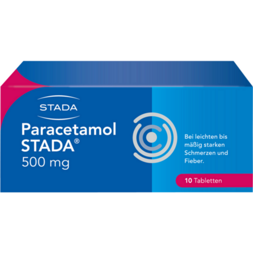 Verpackungsbild(Packshot) von PARACETAMOL STADA 500 mg Tabletten
