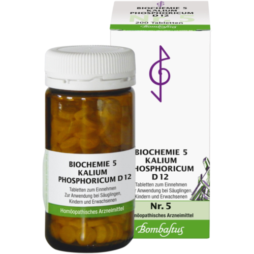 Verpackungsbild(Packshot) von BIOCHEMIE 5 Kalium phosphoricum D 12 Tabletten