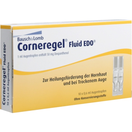 Verpackungsbild(Packshot) von CORNEREGEL Fluid EDO Augentropfen