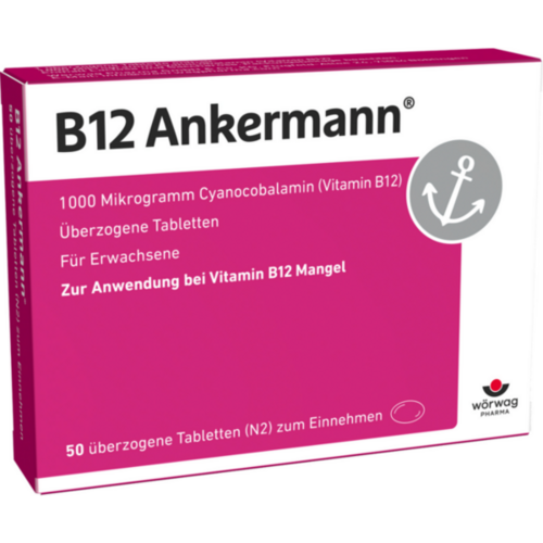 Verpackungsbild(Packshot) von B12 ANKERMANN überzogene Tabletten