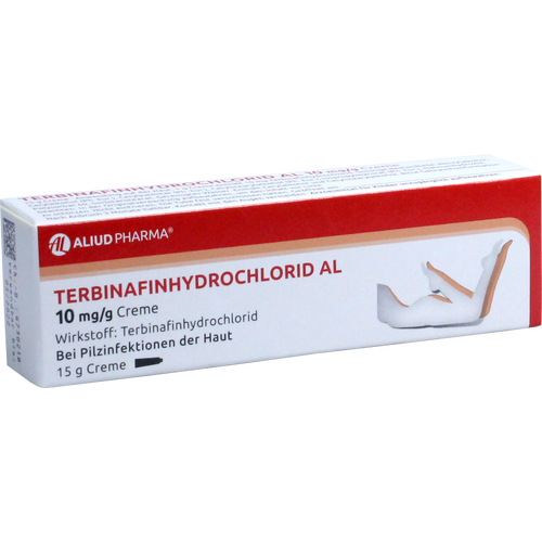 Verpackungsbild(Packshot) von TERBINAFINHYDROCHLORID AL 10 mg/g Creme
