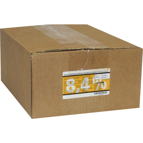 Verpackungsbild(Packshot) von NATRIUMHYDROGENCARBONAT 8,4% Infusionslsg.Dsfl.