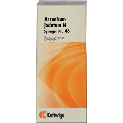 Verpackungsbild(Packshot) von SYNERGON KOMPLEX 48 Arsenicum jodatum N Tropfen