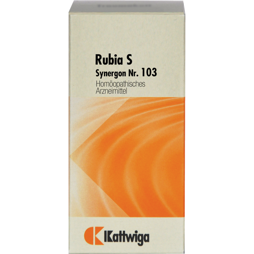 Verpackungsbild(Packshot) von SYNERGON KOMPLEX 103 Rubia S Tabletten