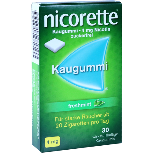 Verpackungsbild(Packshot) von NICORETTE Kaugummi 4 mg freshmint