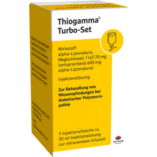 Verpackungsbild(Packshot) von THIOGAMMA Turbo Set Pur Injektionsflaschen