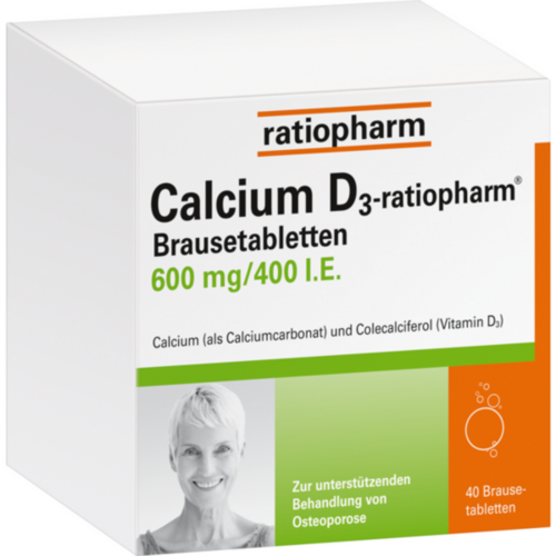 Verpackungsbild(Packshot) von CALCIUM D3-ratiopharm Brausetabletten