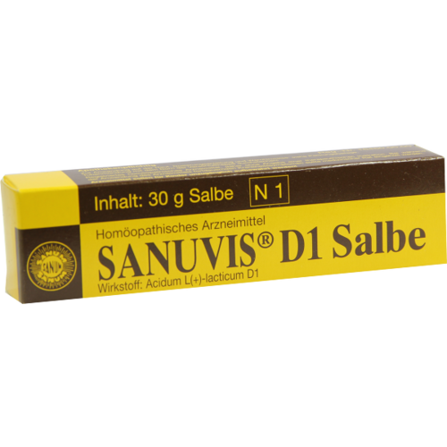 Verpackungsbild(Packshot) von SANUVIS D 1 Salbe