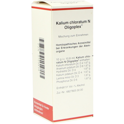 Verpackungsbild(Packshot) von KALIUM CHLORATUM N Oligoplex Liquidum