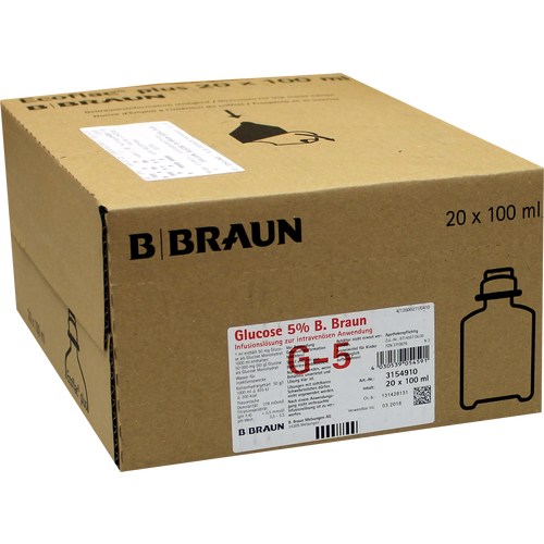 Verpackungsbild(Packshot) von GLUCOSE 5% B.Braun Ecoflac Plus
