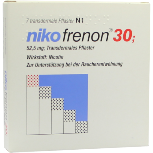 Verpackungsbild(Packshot) von NIKOFRENON 30 transdermale Pflaster