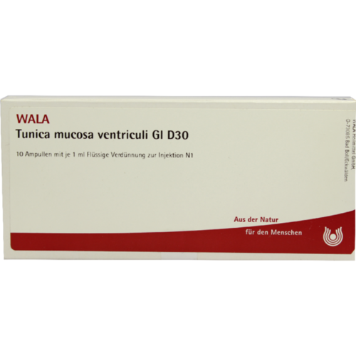 Verpackungsbild(Packshot) von TUNICA mucosa ventriculi GL D 30 Ampullen