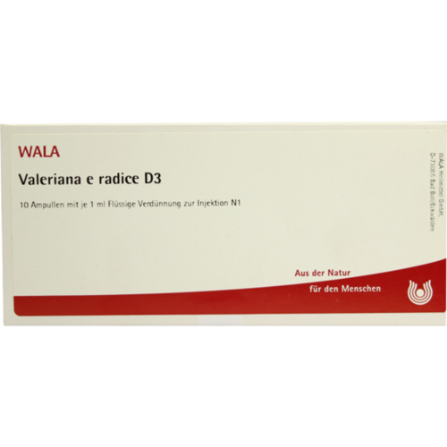 Verpackungsbild(Packshot) von VALERIANA E radice D 3 Ampullen