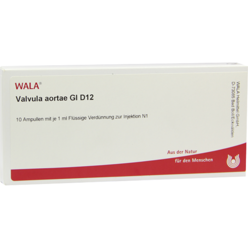 Verpackungsbild(Packshot) von VALVULA aortae GL D 12 Ampullen