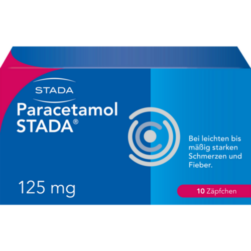 Verpackungsbild(Packshot) von PARACETAMOL STADA 125 mg Zäpfchen