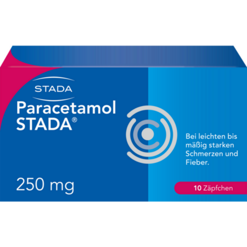 Verpackungsbild(Packshot) von PARACETAMOL STADA 250 mg Zäpfchen
