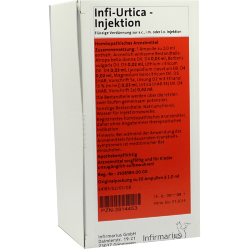 Verpackungsbild(Packshot) von INFI URTICA Injektion