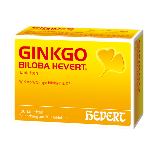 Verpackungsbild(Packshot) von GINKGO BILOBA HEVERT Tabletten