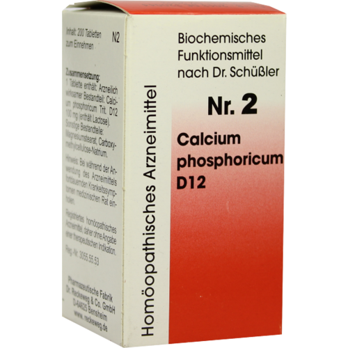 Verpackungsbild(Packshot) von BIOCHEMIE 2 Calcium phosphoricum D 12 Tabletten