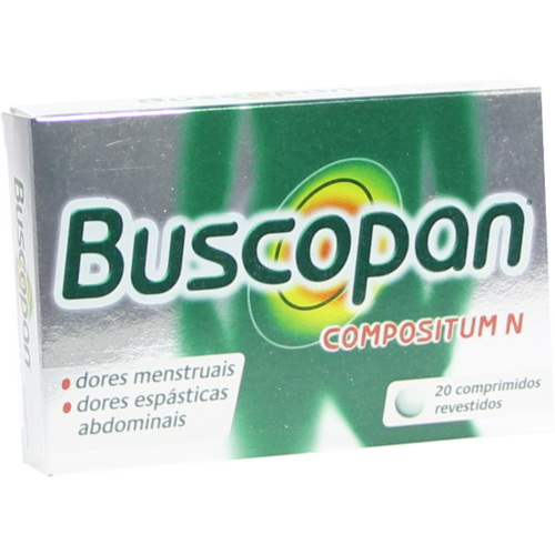 Verpackungsbild(Packshot) von BUSCOPAN plus 10 mg/500 mg Filmtabletten
