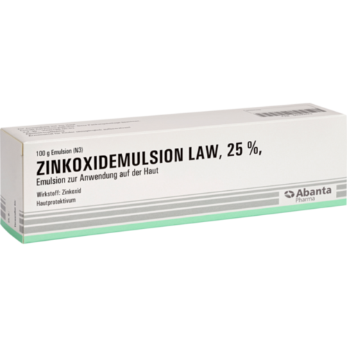 Verpackungsbild(Packshot) von ZINKOXID Emulsion LAW