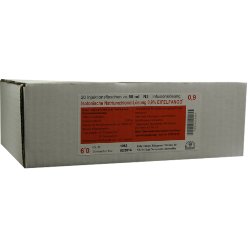 Verpackungsbild(Packshot) von ISOTONISCHE NaCl Lösung 0,9% Eifelfango