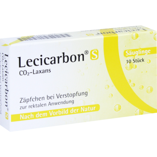 Verpackungsbild(Packshot) von LECICARBON S CO2 Laxans Suppositorien
