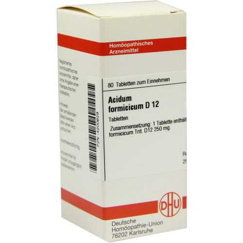 Verpackungsbild(Packshot) von ACIDUM FORMICICUM D 12 Tabletten