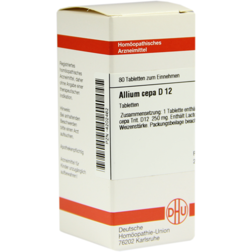 Verpackungsbild(Packshot) von ALLIUM CEPA D 12 Tabletten