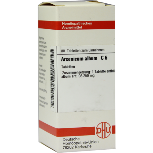 Verpackungsbild(Packshot) von ARSENICUM ALBUM C 6 Tabletten