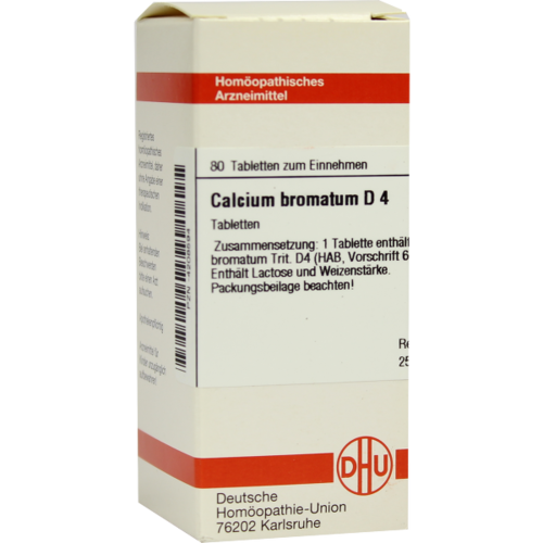 Verpackungsbild(Packshot) von CALCIUM BROMATUM D 4 Tabletten