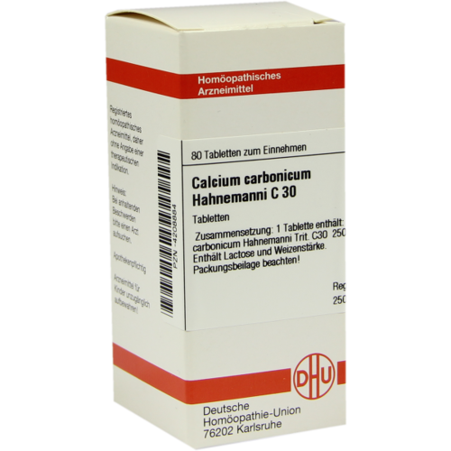 Verpackungsbild(Packshot) von CALCIUM CARBONICUM Hahnemanni C 30 Tabletten