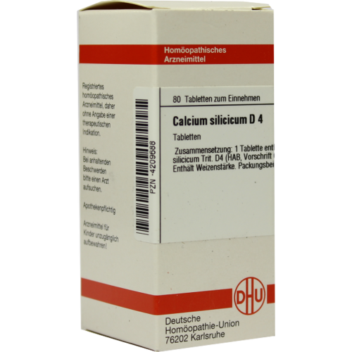 Verpackungsbild(Packshot) von CALCIUM SILICICUM D 4 Tabletten