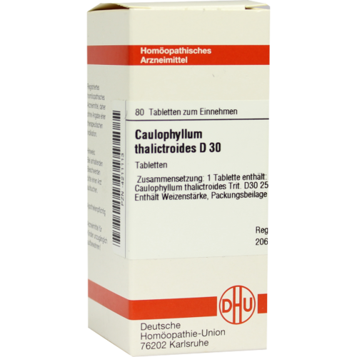 Verpackungsbild(Packshot) von CAULOPHYLLUM THALICTROIDES D 30 Tabletten