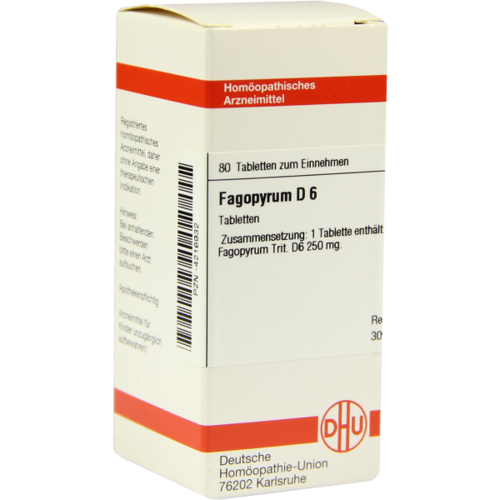 Verpackungsbild(Packshot) von FAGOPYRUM D 6 Tabletten