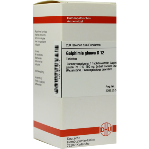 Verpackungsbild(Packshot) von GALPHIMIA GLAUCA D 12 Tabletten