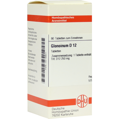 Verpackungsbild(Packshot) von GLONOINUM D 12 Tabletten