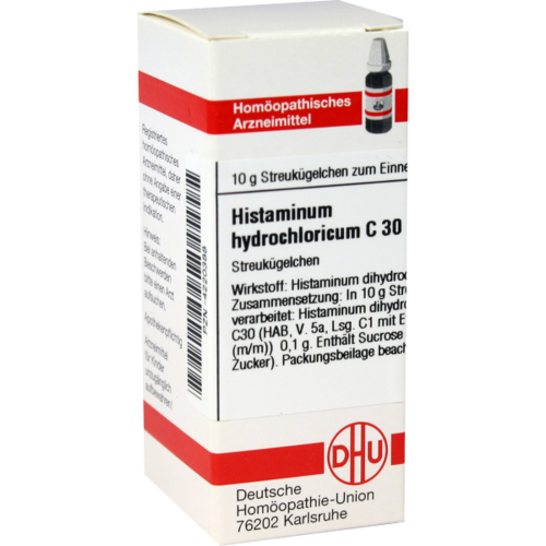 Verpackungsbild(Packshot) von HISTAMINUM hydrochloricum C 30 Globuli